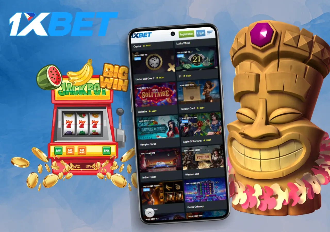 The 1xBet app Philippines allows you to play thousands of popular slot games