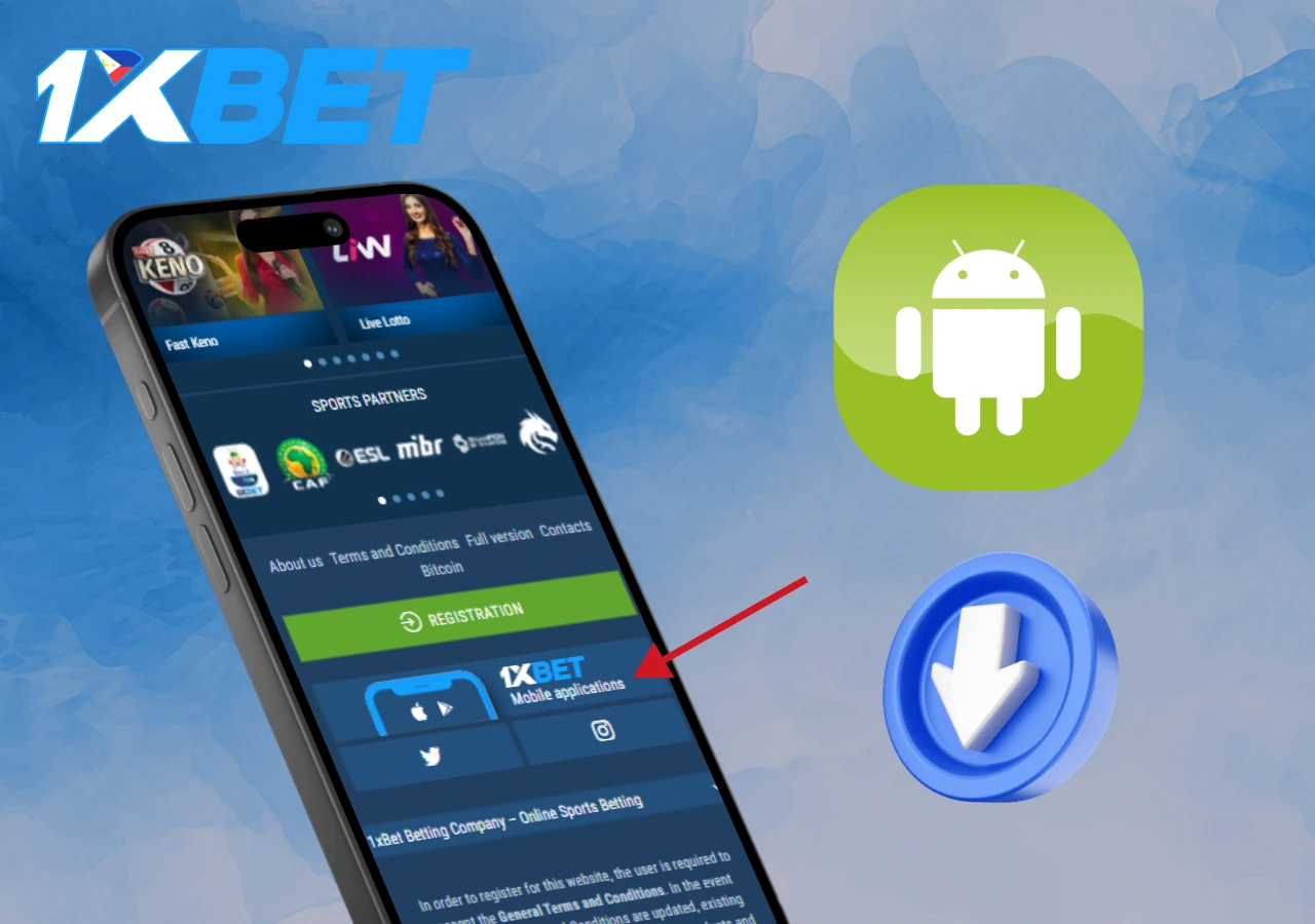 1xBet Philippines mobile app for android